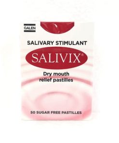 Salivix Salivary Stimulant Dry Mouth Relief Pastilles 50 Sugar Free Pastilles