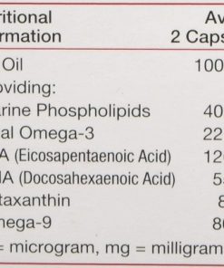 Vitabiotics Ultra 500mg Red Krill Oil Capsules - Pack of 30 capsules