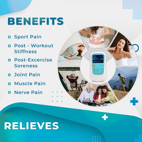 Beautyceuticals TENS 1.0 Device : Dual-Channel, 25 Programs, 50 Intensity Levels — Clinic-Grade Pain Relief at Home - Image 3