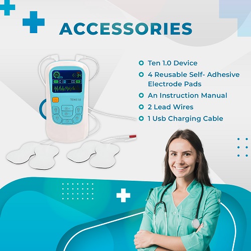 Beautyceuticals TENS 1.0 Device : Dual-Channel, 25 Programs, 50 Intensity Levels — Clinic-Grade Pain Relief at Home - Image 4
