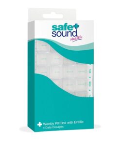 Safe & Sound Weekly Pill Organiser 4 Times Daily